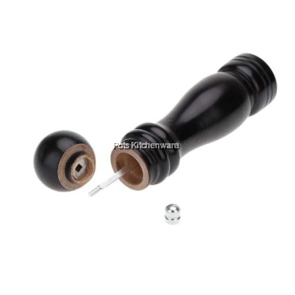 Premium Wooden Manual Pepper Spice Mill Grinder Stainless Steel Grinder Pengisar Lada Hitam - B3206