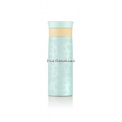 400ml Relax Stainless Steel 18.8 Thermal Vacuum Flask Insulated Bottle Tumbler Bottle Termos Air Panas 保溫瓶 - D5040