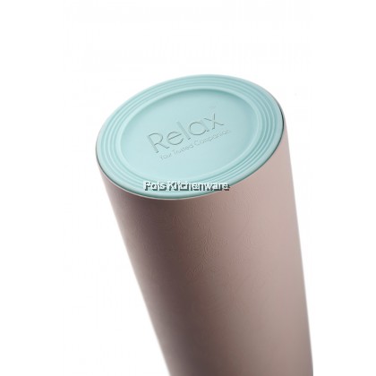 400ml Relax Stainless Steel 18.8 Thermal Vacuum Flask Insulated Bottle Tumbler Bottle Termos Air Panas 保溫瓶 - D5040