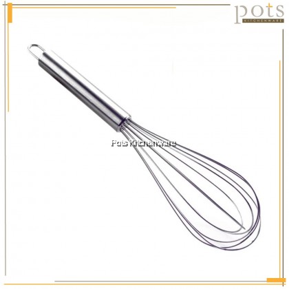 Stainless Steel Hand Whisk Egg Whisk Beater Stirrer 手动打蛋器 (8inch/10inch/12inch) - K1100 Stainless Steel Hand Whisk Egg Whisk Beater Stirrer 手动打蛋器 (8inch/10inch/12inch) - K1100