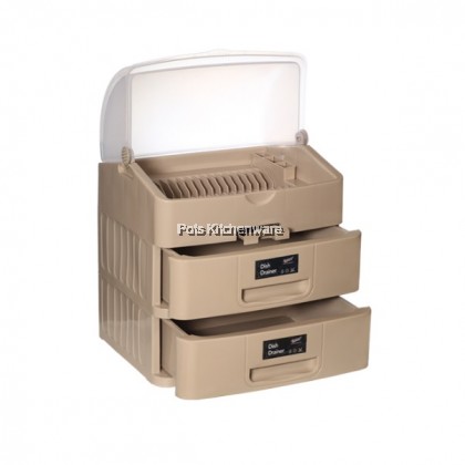 Century Dish Drainer with Cover Drawer Dish Drying Rack Storage Rak Dapur Rak Pinggan Penutup 盘碗收纳橱柜 - 6880/0 Century Dish Drainer with Cover Drawer Dish Drying Rack Storage Rak Dapur Rak Pinggan Penutup 盘碗收纳橱柜 - 6880/0