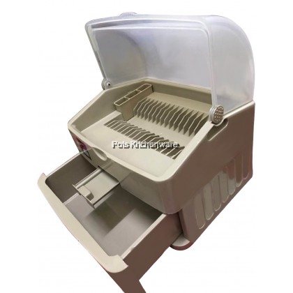 Century Dish Drainer with Cover Drawer Dish Drying Rack Storage Rak Dapur Rak Pinggan Penutup 盘碗收纳橱柜 - 6880/0 Century Dish Drainer with Cover Drawer Dish Drying Rack Storage Rak Dapur Rak Pinggan Penutup 盘碗收纳橱柜 - 6880/0