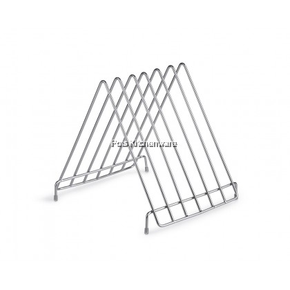 Stainless Steel Triangle Cutting Board Rack Chopping Board Holder Pemegang Papan Pemotong 不锈钢刀架菜板架 - K9529