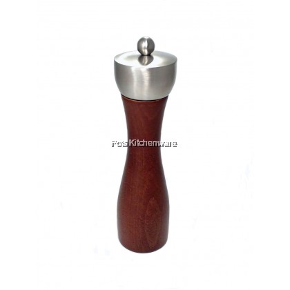 Beech Wood Manual Pepper Mill Grinder Pengisar Lada Hitam - B3255M Beech Wood Manual Pepper Mill Grinder Pengisar Lada Hitam - B3255M