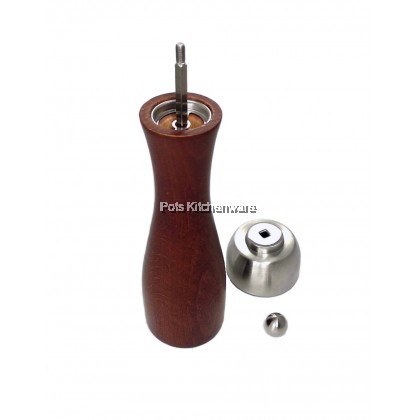 Beech Wood Manual Pepper Mill Grinder Pengisar Lada Hitam - B3255M Beech Wood Manual Pepper Mill Grinder Pengisar Lada Hitam - B3255M