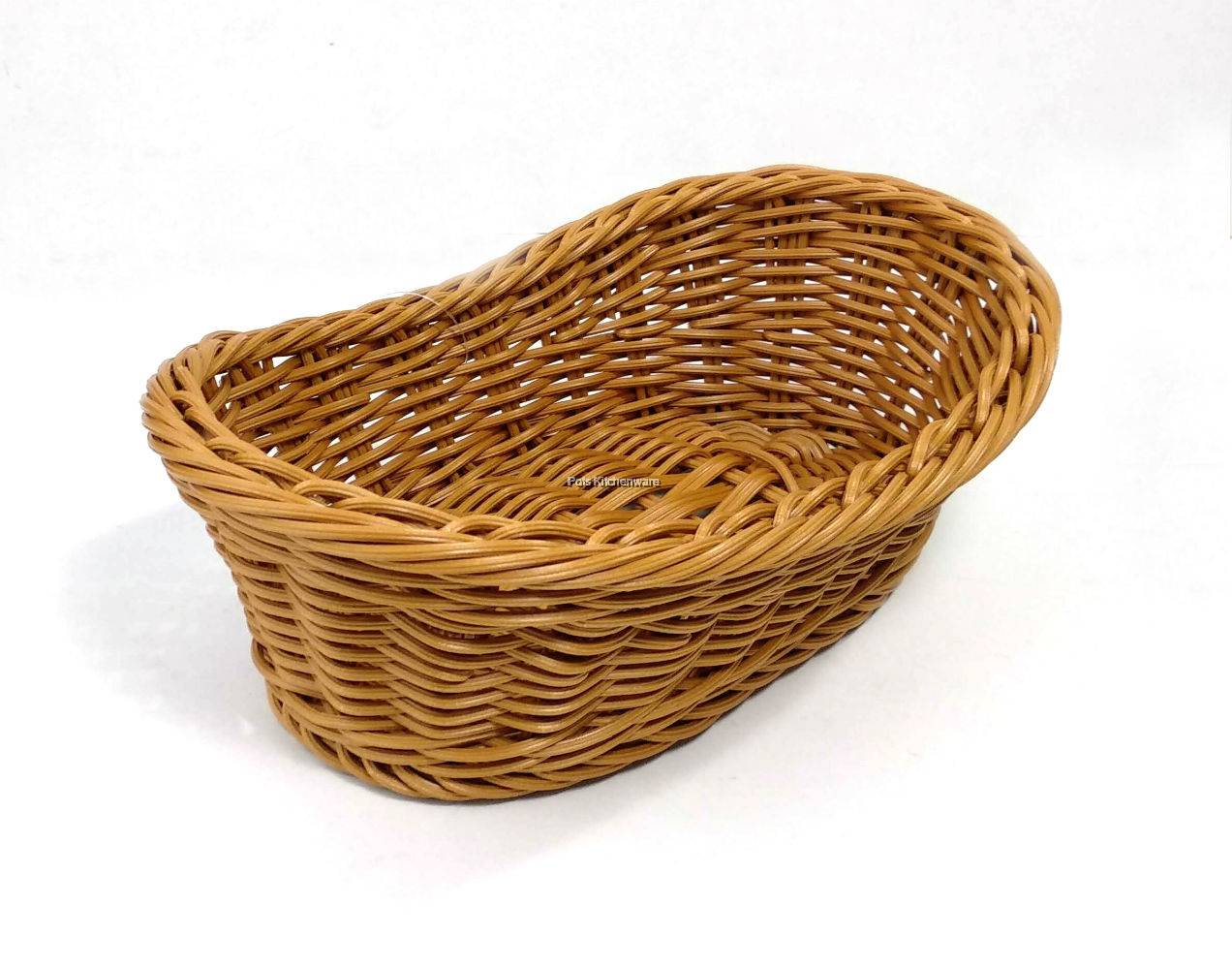 Oval Polyrattan Bread Basket A13436