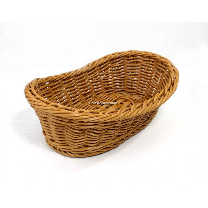 Oval Polyrattan Bread Basket A13435