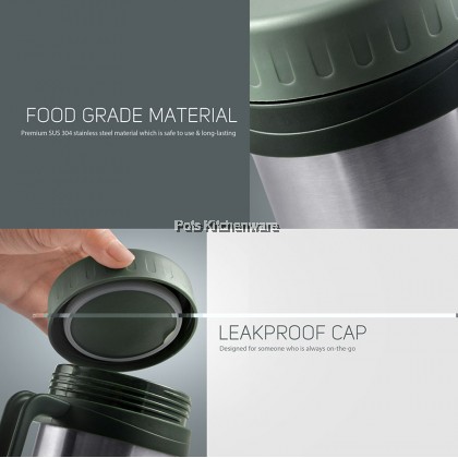 Relax 500ml Keep Warm Stainless Steel 18.8/SUS304 Thermal Office Mug Thermos Cup Cawan Termos Tahan Panas 保温杯 - D1144