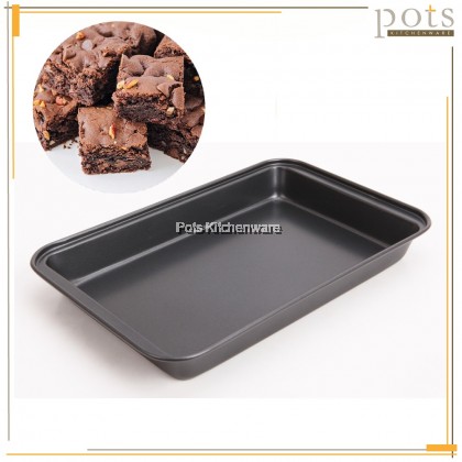 Non Stick Baking Oblong Cake Pan Roast Pan Brownie Pan Acuan Loyang Kek Brownies Segi Empat - 4012BW109M
