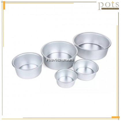Aluminium Round Fix Base Cake Tin Cake Mold Mould Loyang Kek Bulat Acuan Bulat - AL408