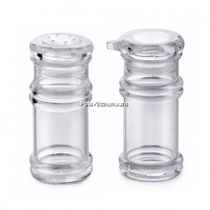 Acrylic Transparent Sauce Bottle Condiment Salt Pepper Shaker Bekas Serbuk Botol Lada Garam 胡椒盐酱油罐 - B3516M