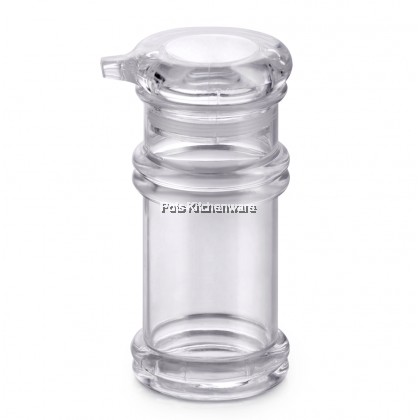 Acrylic Transparent Sauce Bottle Condiment Salt Pepper Shaker Bekas Serbuk Botol Lada Garam 胡椒盐酱油罐 - B3516M