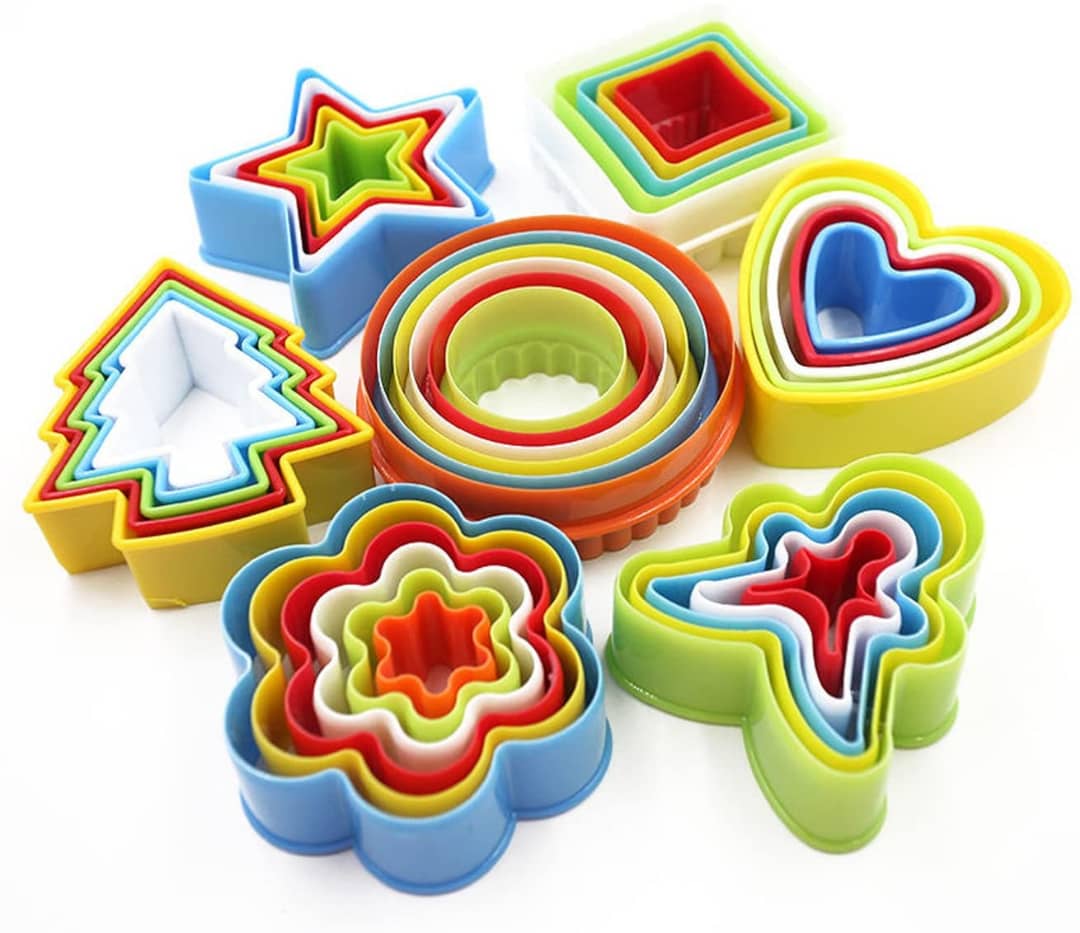 5pcs Plastic Cookies Cutter PL810