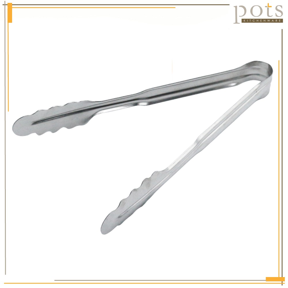 Stainless Steel Food Tong Barbecue Clipper Serving Tongs Bread Buffet