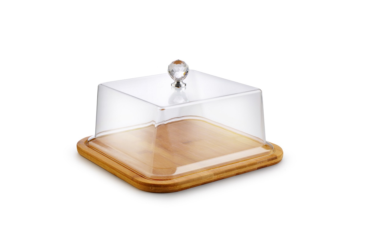 Wooden Square Cake Plate Wedding Cake Fruit Dessert Food Display Tray